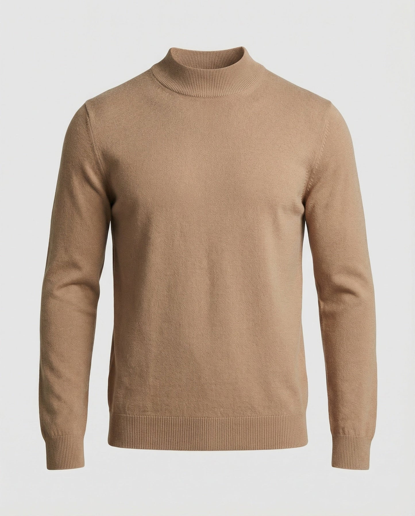 Herren Strickpullover Stehkragen