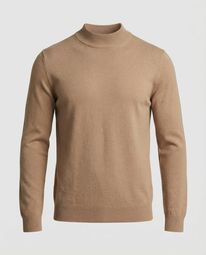 Herren Strickpullover Stehkragen