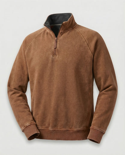 Herren Fleecepullover Warmer Gemütlicher Pullover
