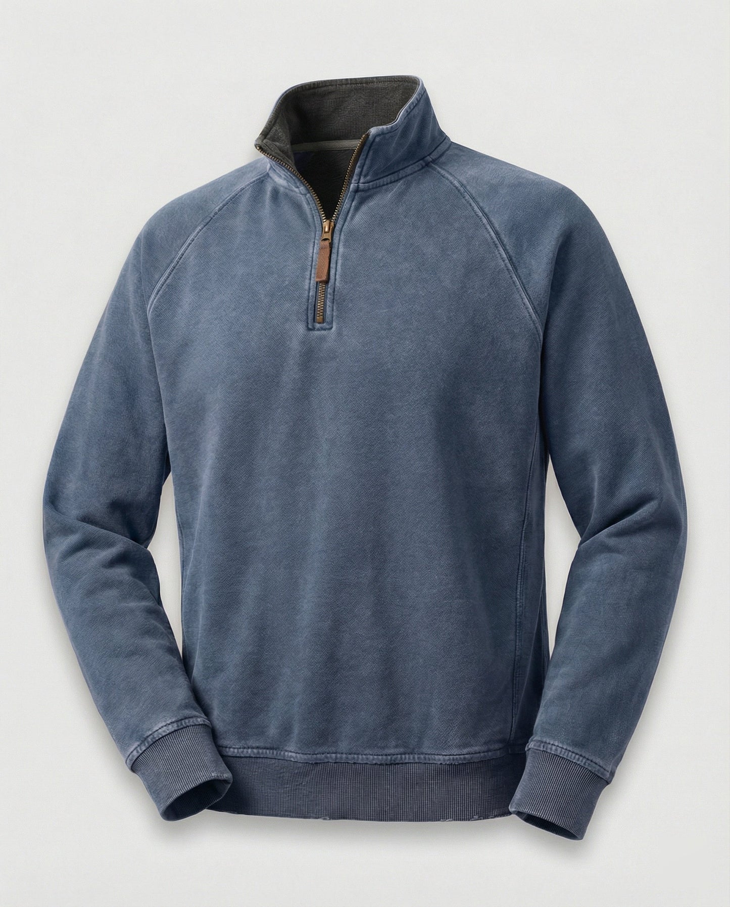 Herren Fleecepullover Warm Beige