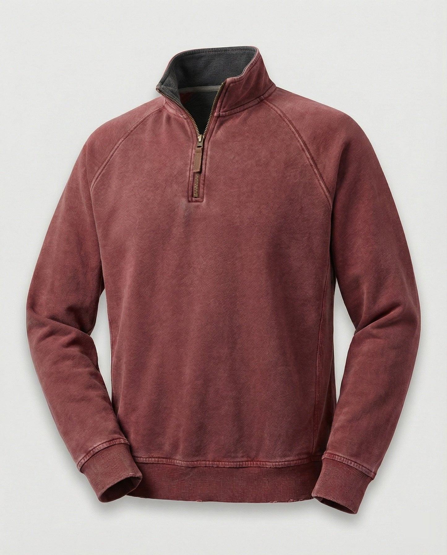 Herren Fleecepullover Warm Beige