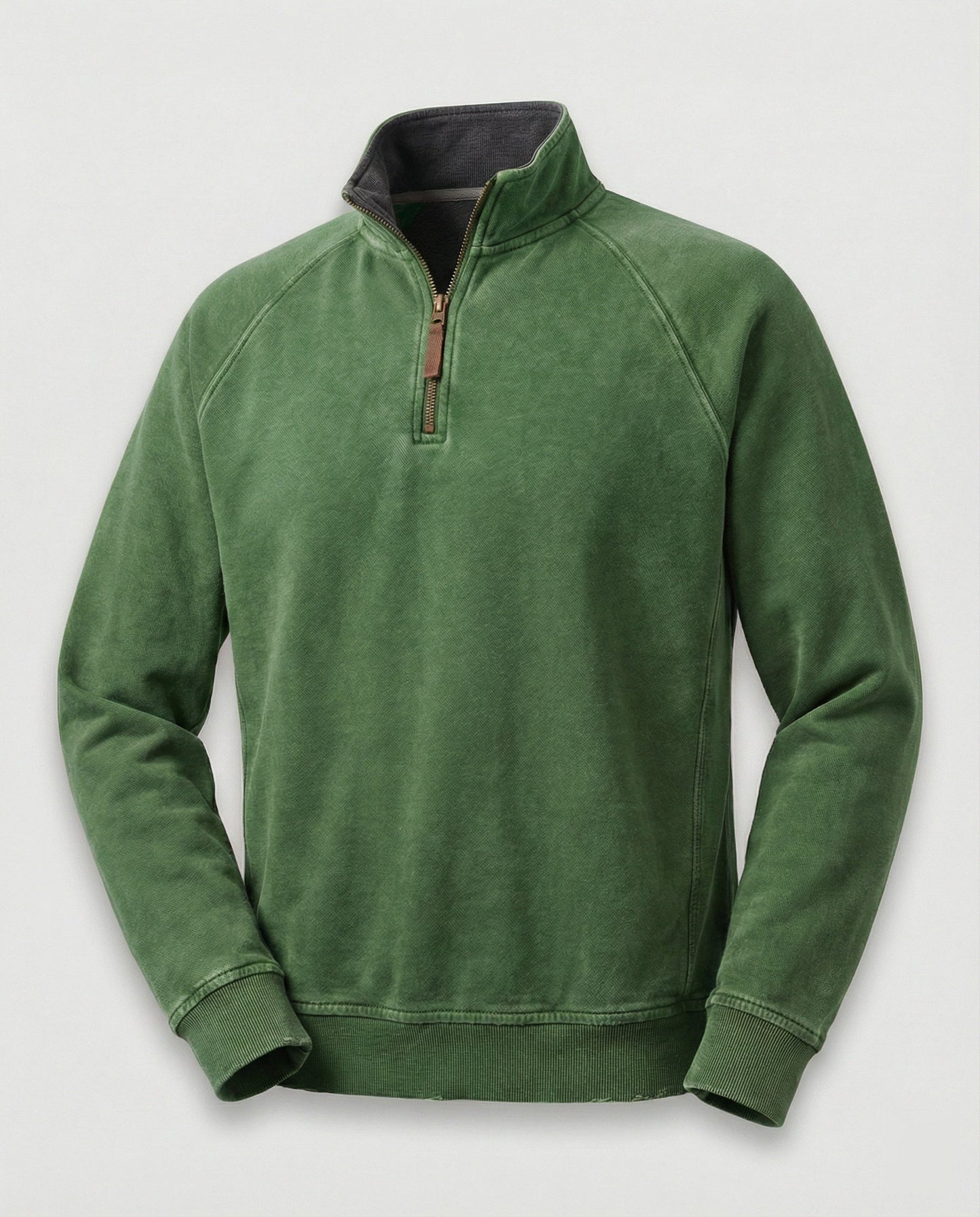 Herren Fleecepullover Warm Beige