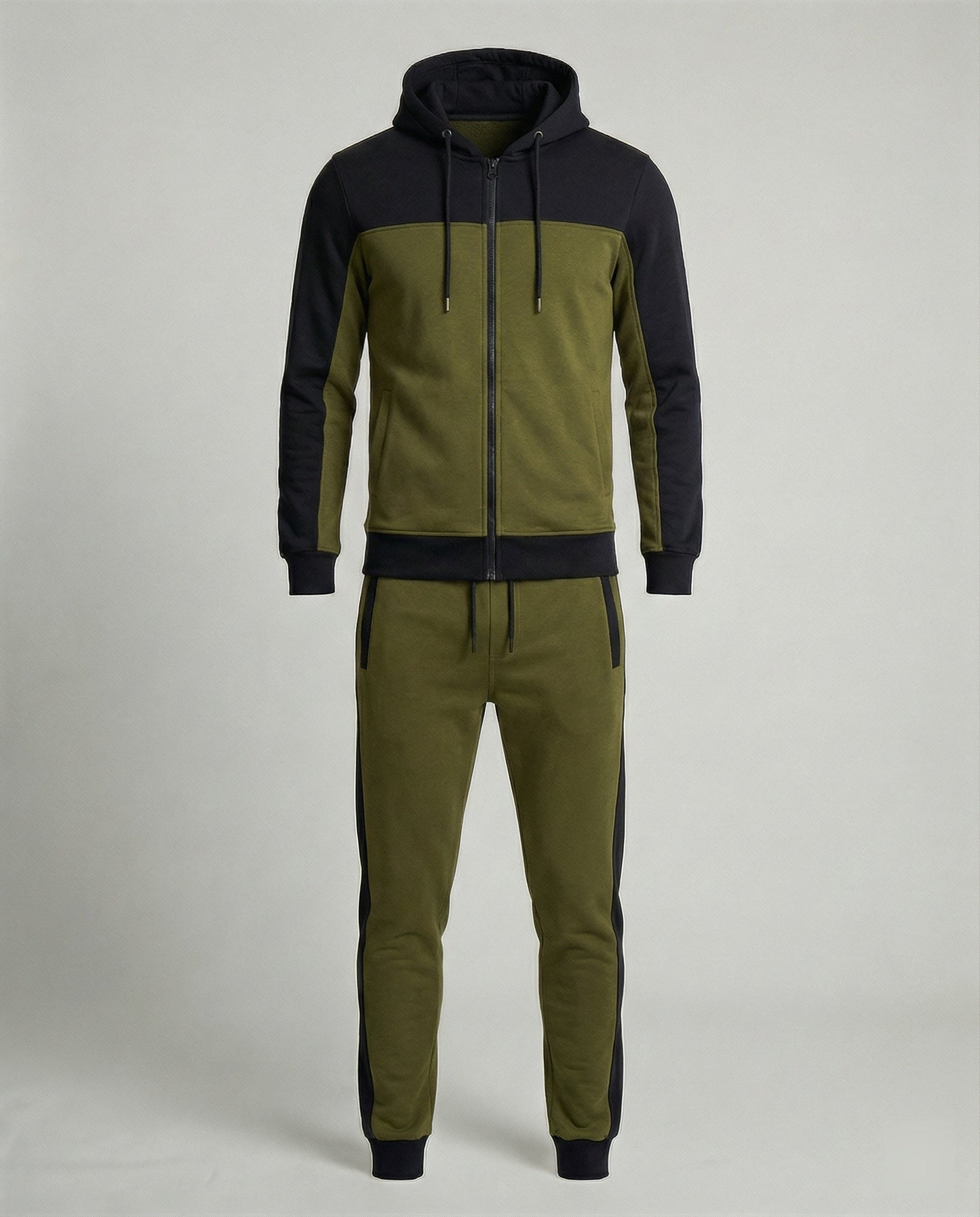 Herren Slim Fit Jogginganzug Sportlich - Norvielle