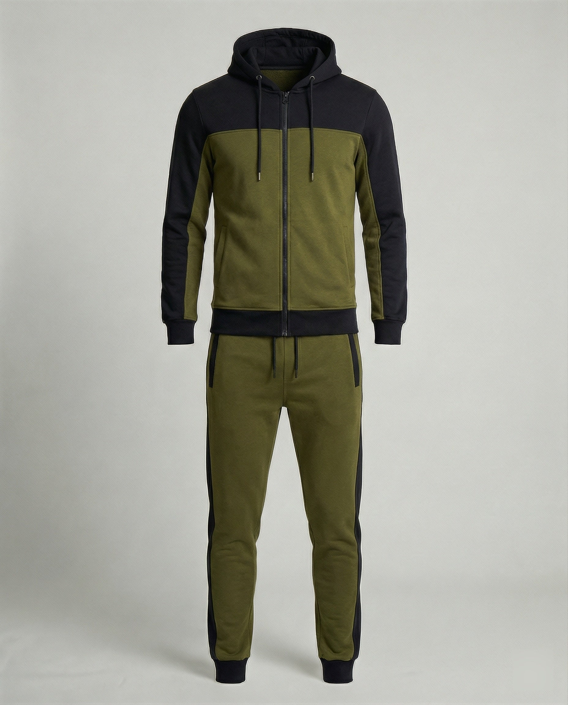 Herren Slim Fit Jogginganzug Sportlich - Norvielle