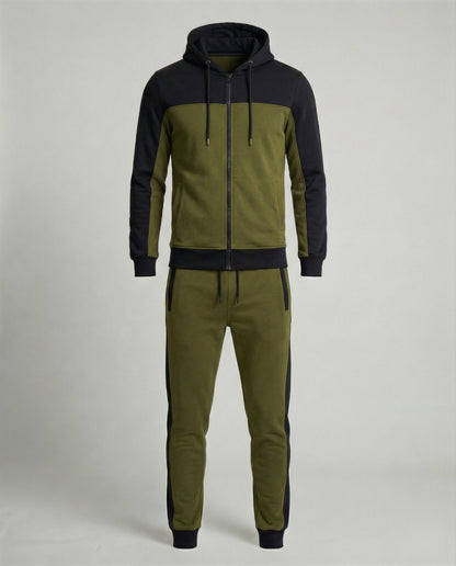 Herren Slim Fit Jogginganzug Sportlich - Norvielle