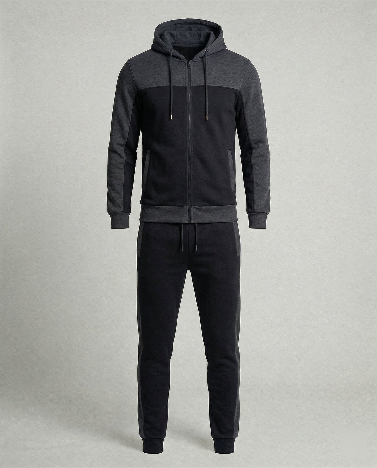 Herren Slim Fit Jogginganzug Sportlich