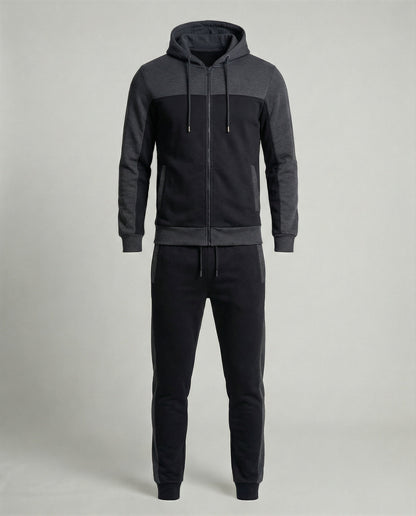 Herren Slim Fit Jogginganzug Sportlich