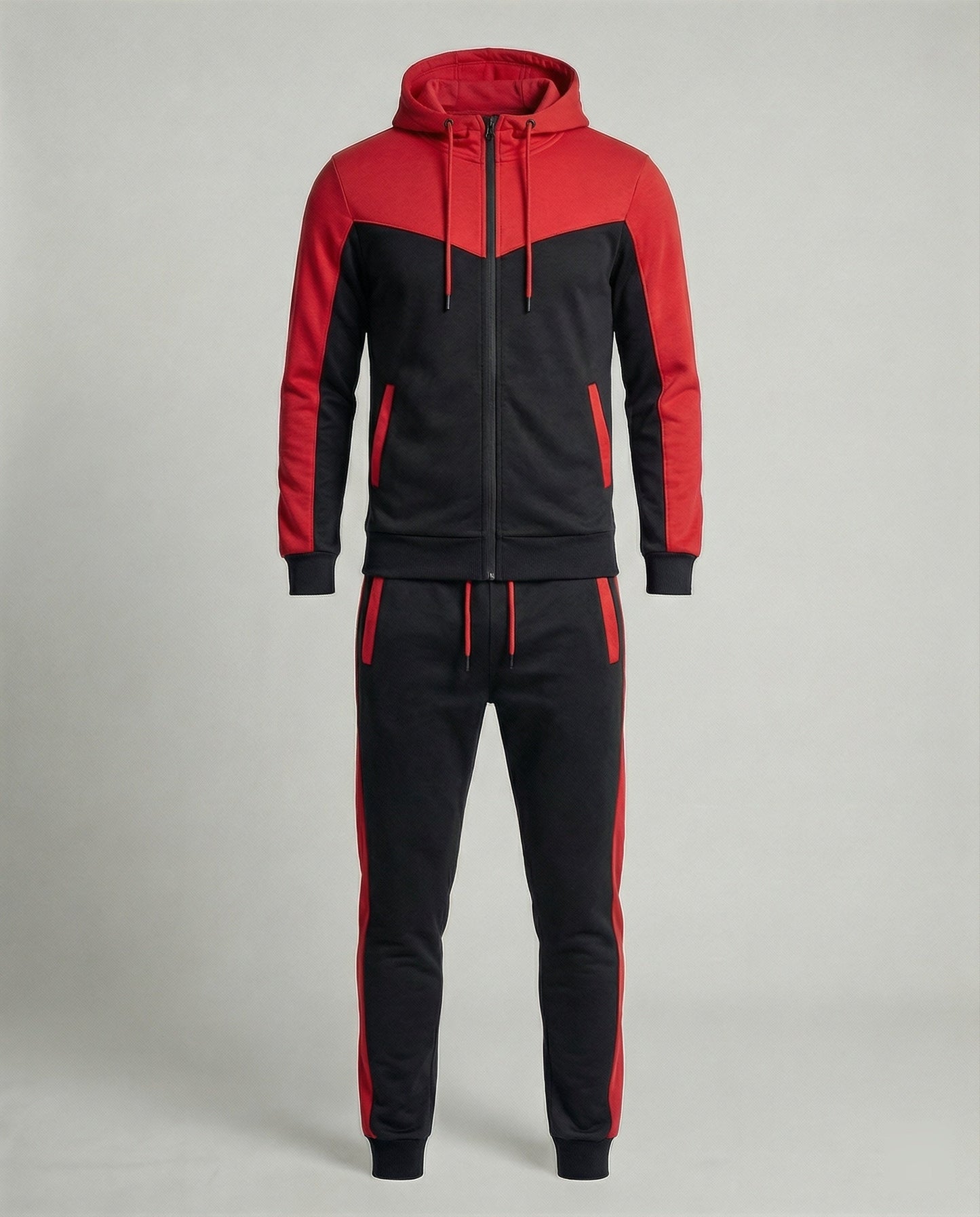 Herren Slim Fit Jogginganzug Sportlich