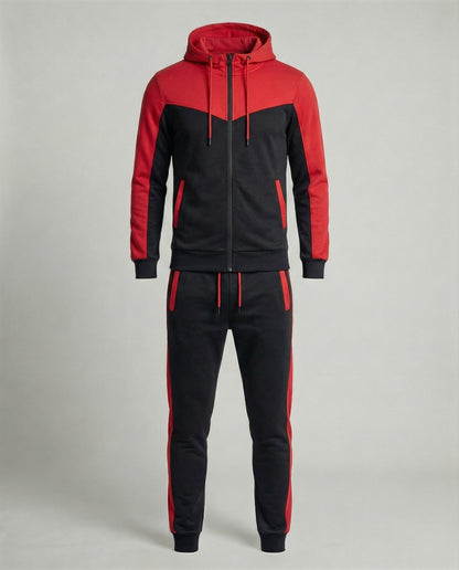 Herren Slim Fit Jogginganzug Sportlich