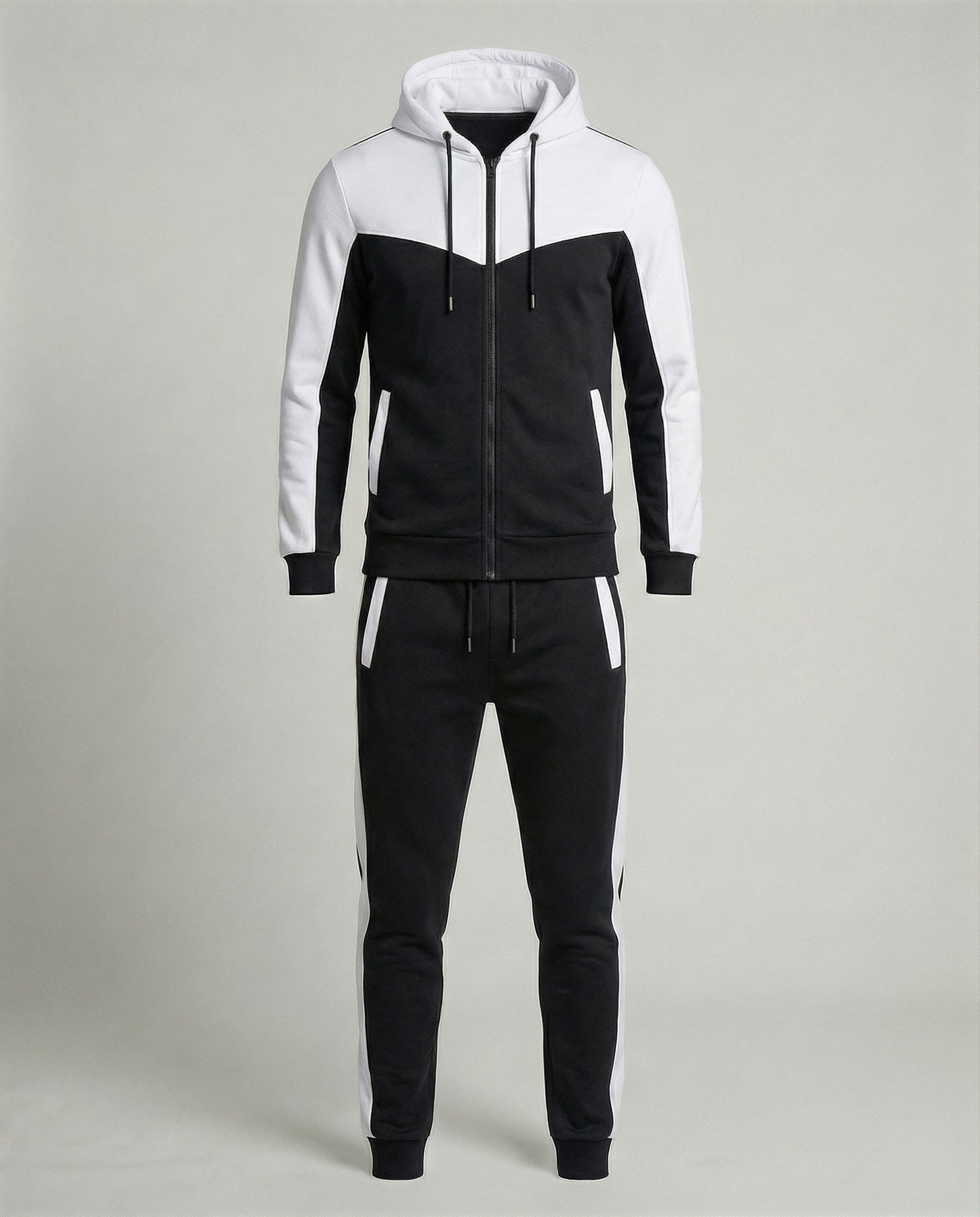 Herren Slim Fit Jogginganzug Sportlich