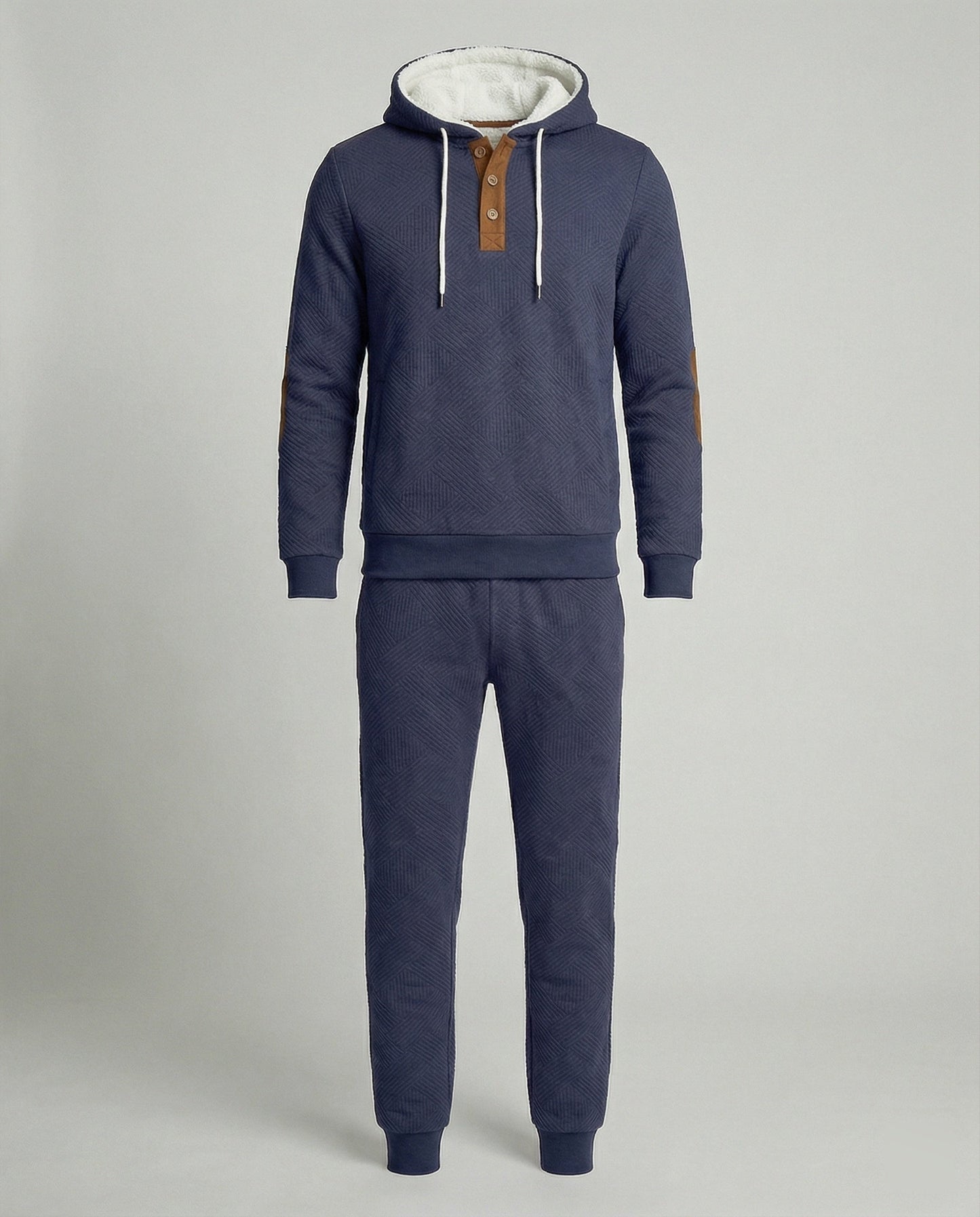 Herren Hoodie Jogginganzug Set Baumwolle