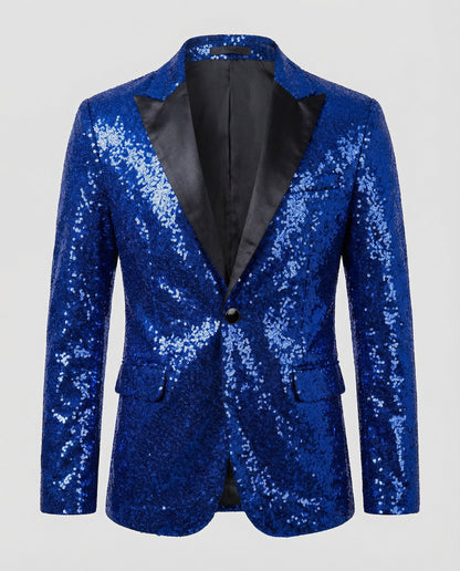 Pailletten Blazer Damen Glitzer