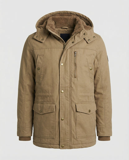 Herren Warme Winterjacke Funktionsmaterial