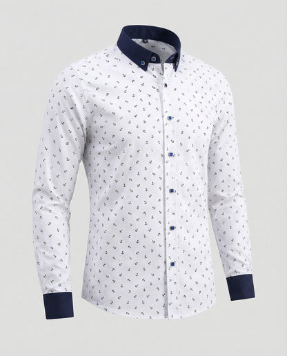 Herren Businesshemd Slim-Kentkragen
