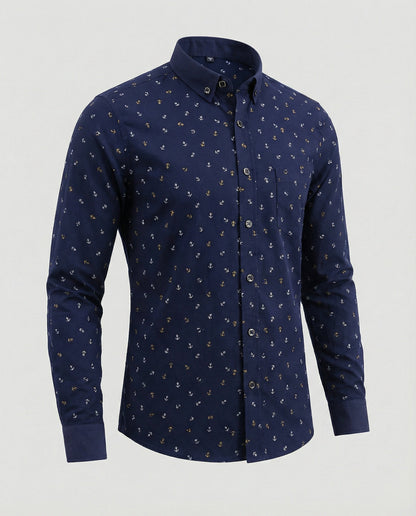 Herren Businesshemd Slim-Kentkragen