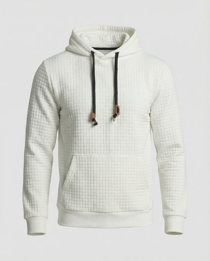 Herren Hoodie Lässig Baumwolle Grau