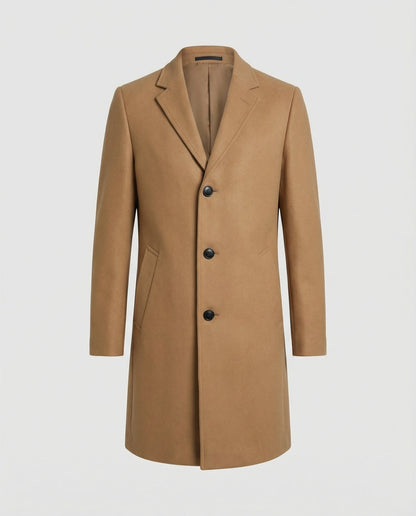 Herren Wolltrenchcoat Elegant