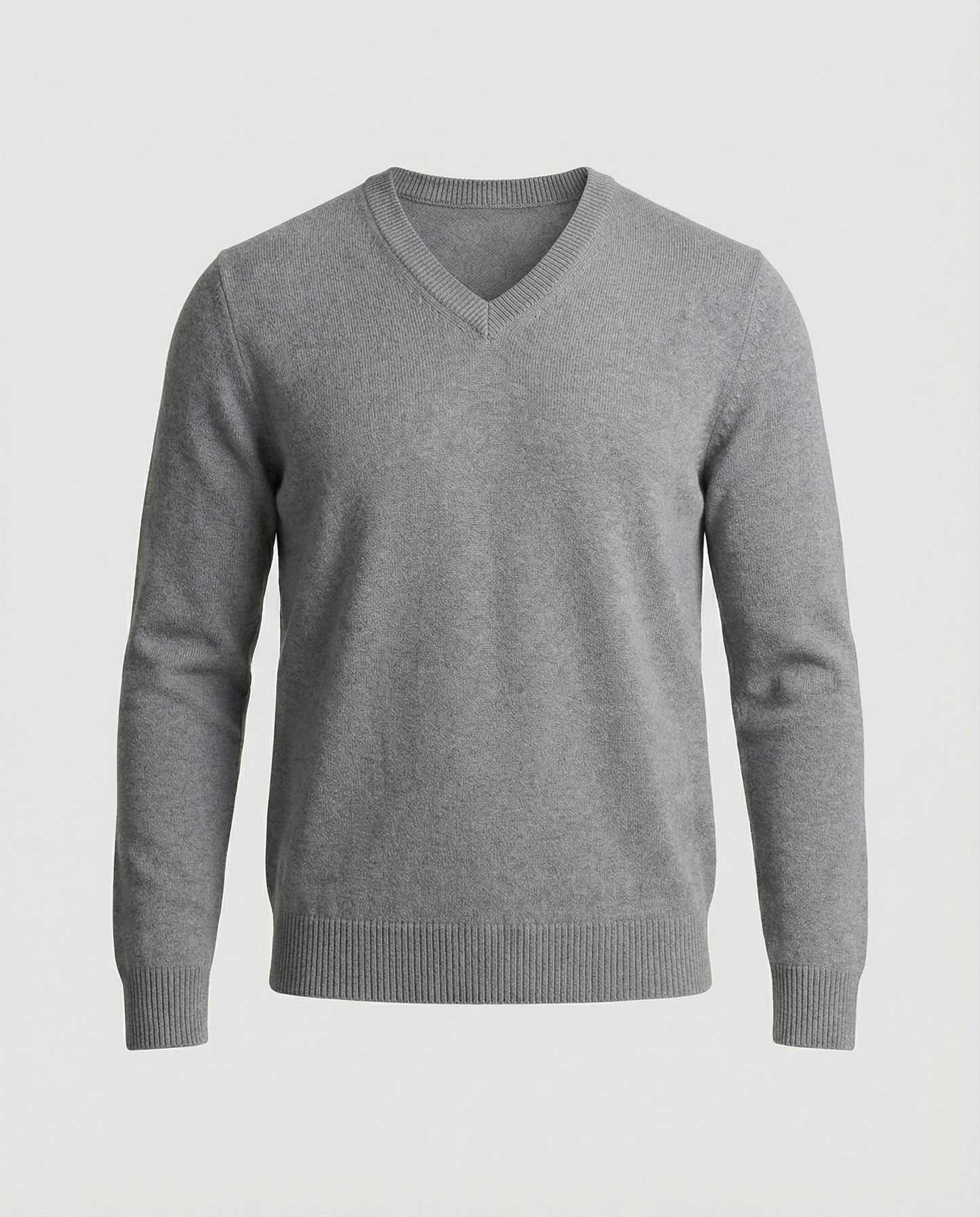 Herren Feinstrick Pullover V-Ausschnitt