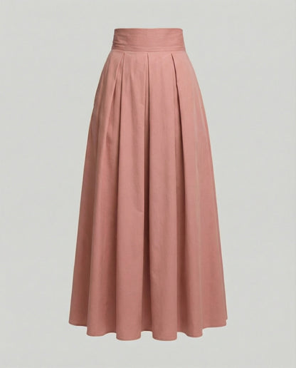 Norvielle Damen Faltrock Elegantes Design