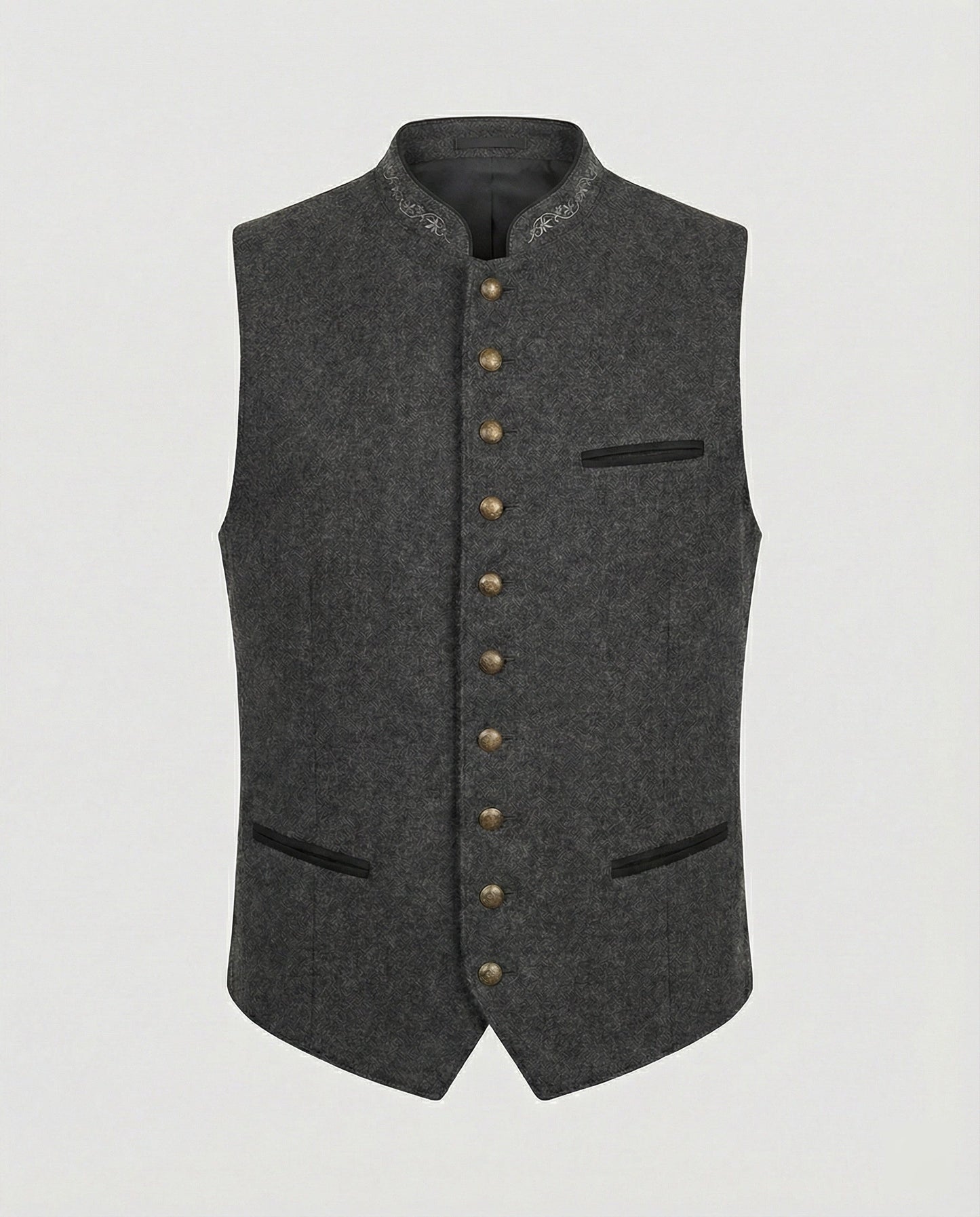 Graue Herren Trachtenweste