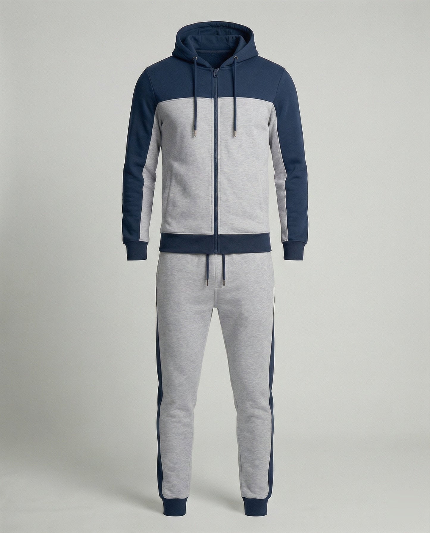 Herren Slim Fit Jogginganzug Sportlich