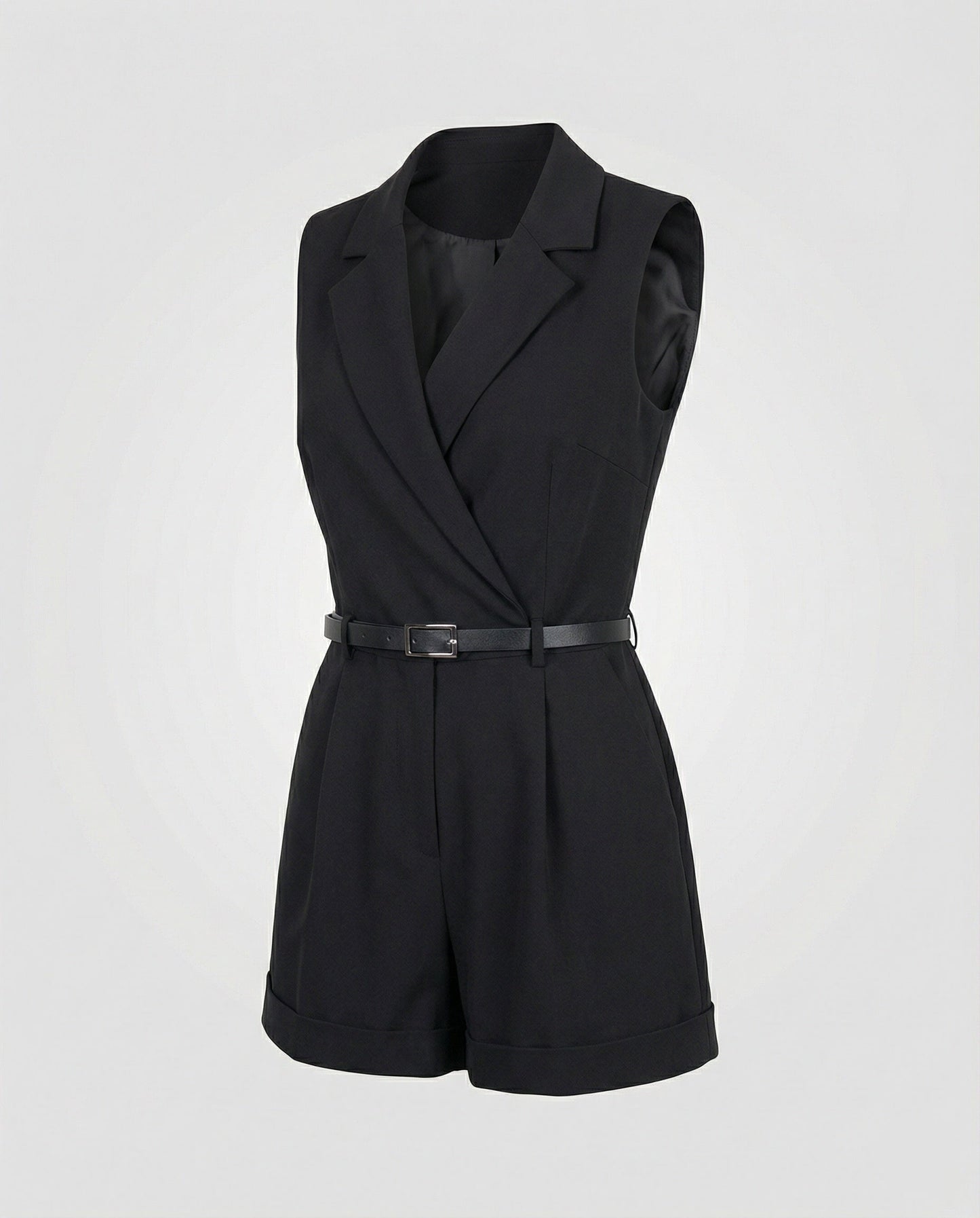Damen Kurzjumpsuit Stilvoll Stretch