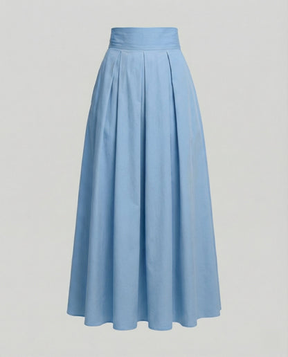 Norvielle Damen Faltrock Elegantes Design