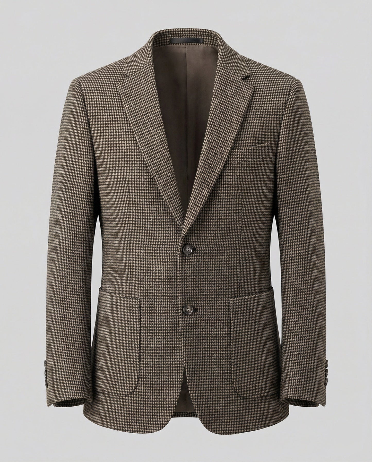 Herren Glencheck Sakko mit Revers