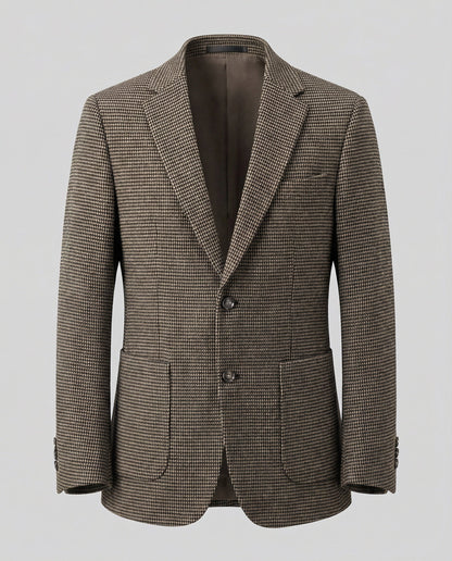 Herren Glencheck Sakko mit Revers
