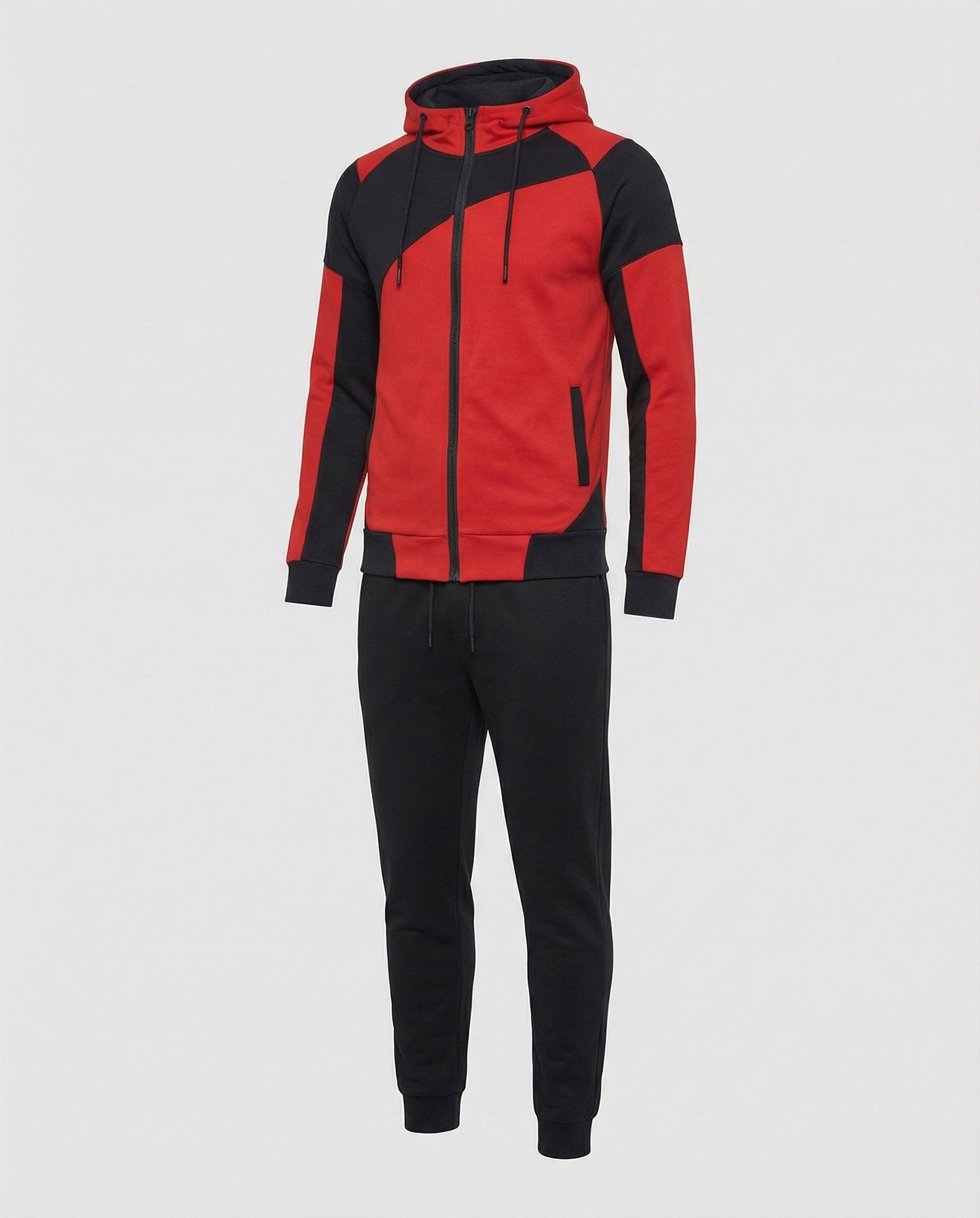 Herren Jogginganzug Slim Fit Kapuze
