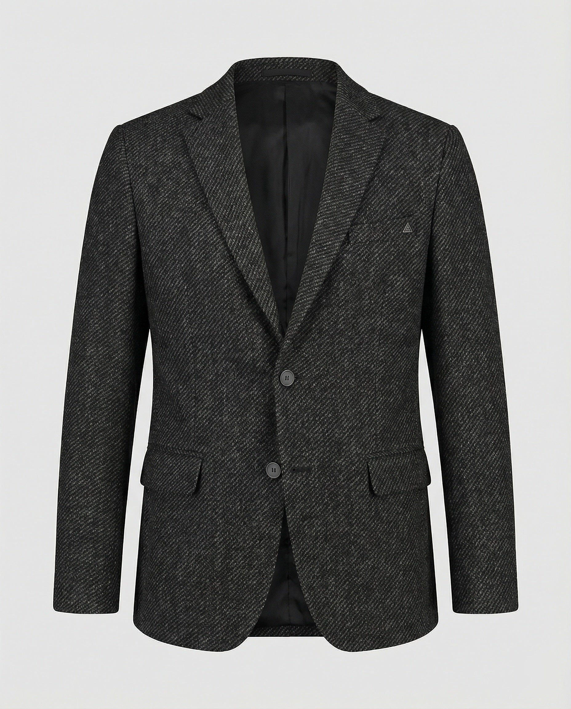 Herren Slimfit Sakko Tweed 2-Knopf - Norvielle