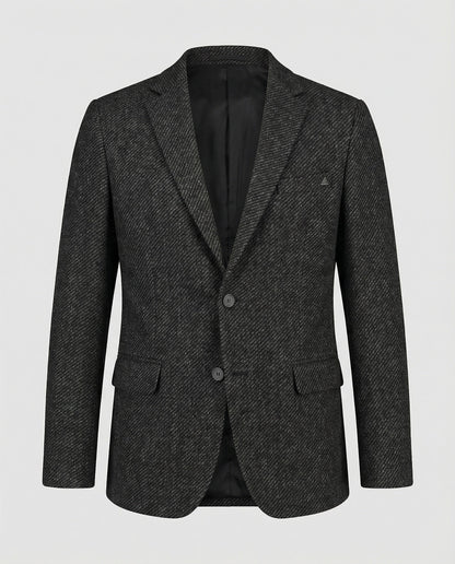 Herren Slimfit Sakko Tweed 2-Knopf - Norvielle