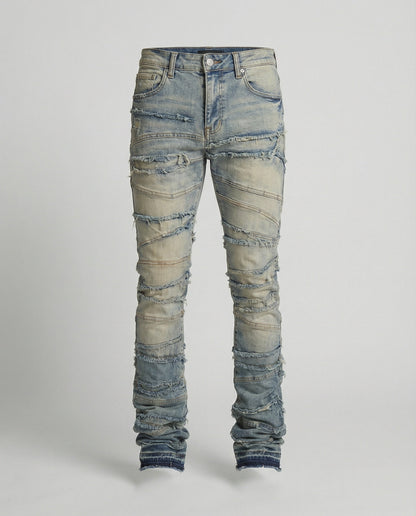 Herren Slimfit Destroyed Jeans