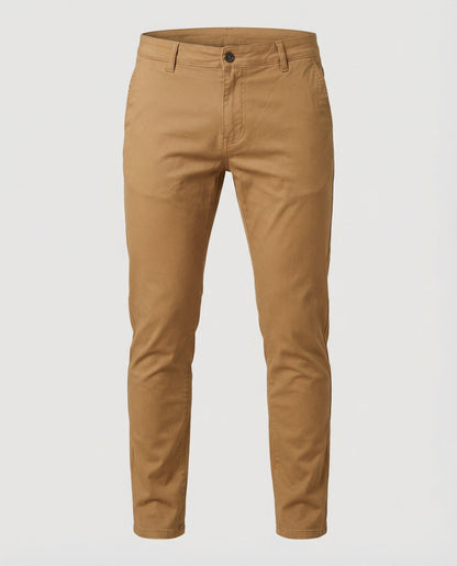 Herren Slimfit Chinohose Elastikbund
