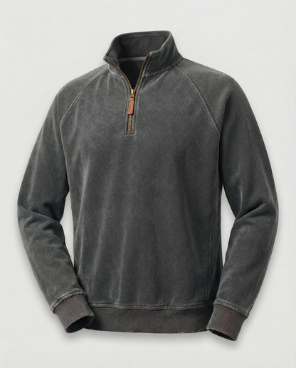 Herren Fleecepullover Warmer Gemütlicher Pullover