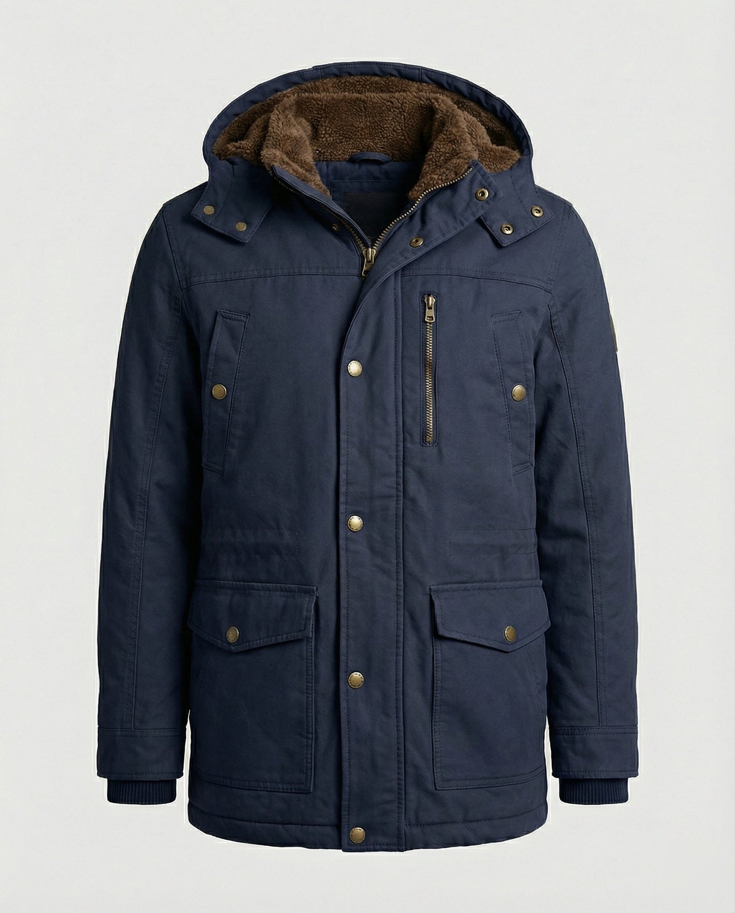 Herren Warme Winterjacke Funktionsmaterial