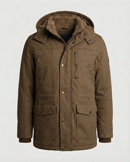 Herren Warme Winterjacke Funktionsmaterial