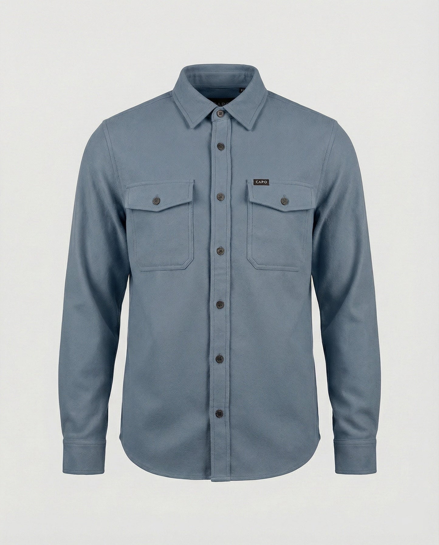 Herren Herbst-Hemd Baumwolle Beige