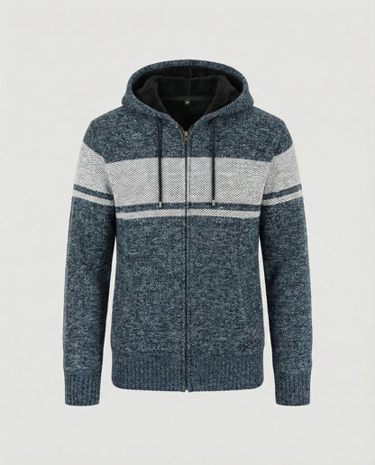 Herren Strickjacke Mit Kapuze Beige
