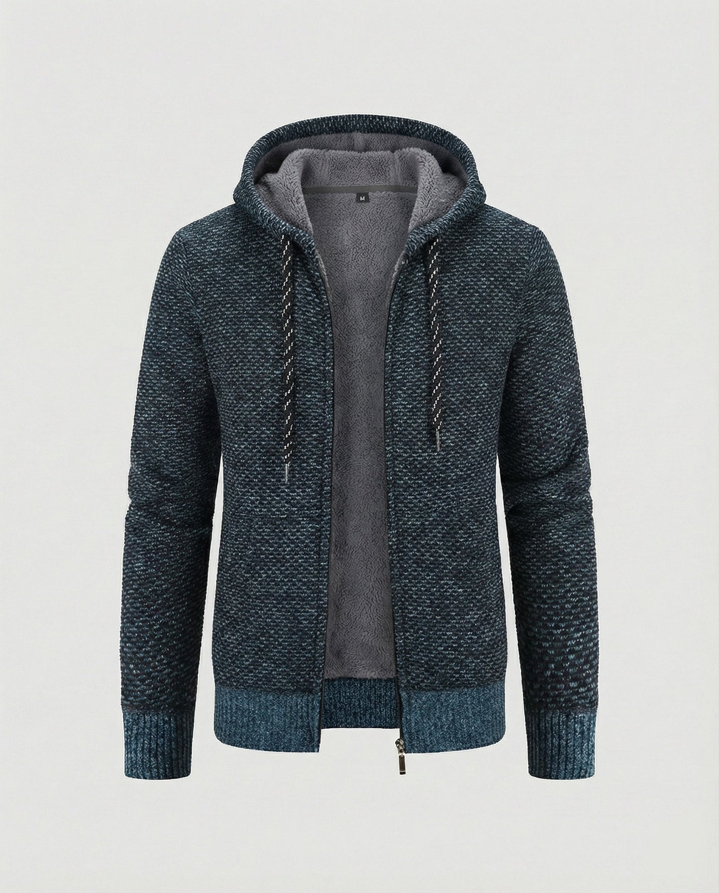 Herren Strickjacke Mit Kapuze Beige