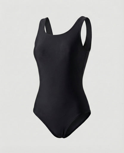 Damen Einteiliger Sport Badeanzug Schnelltrocknend