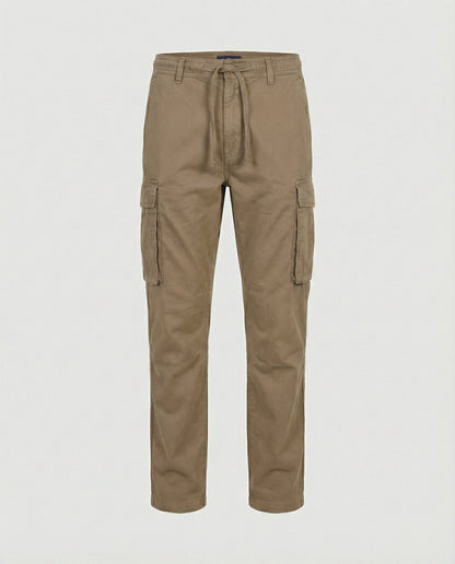 Herren Sommer Cargohose Flexibel Beige