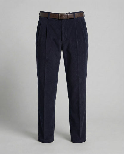 Herren Cordhose Feincord mit Gürtelschlaufen