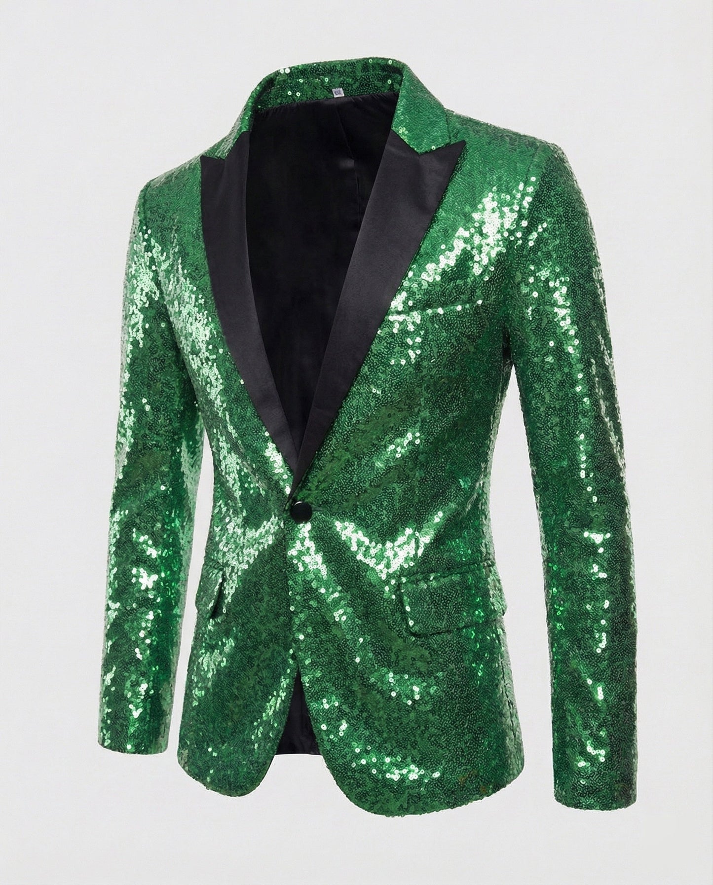 Herren Pailletten Blazer Glitzer