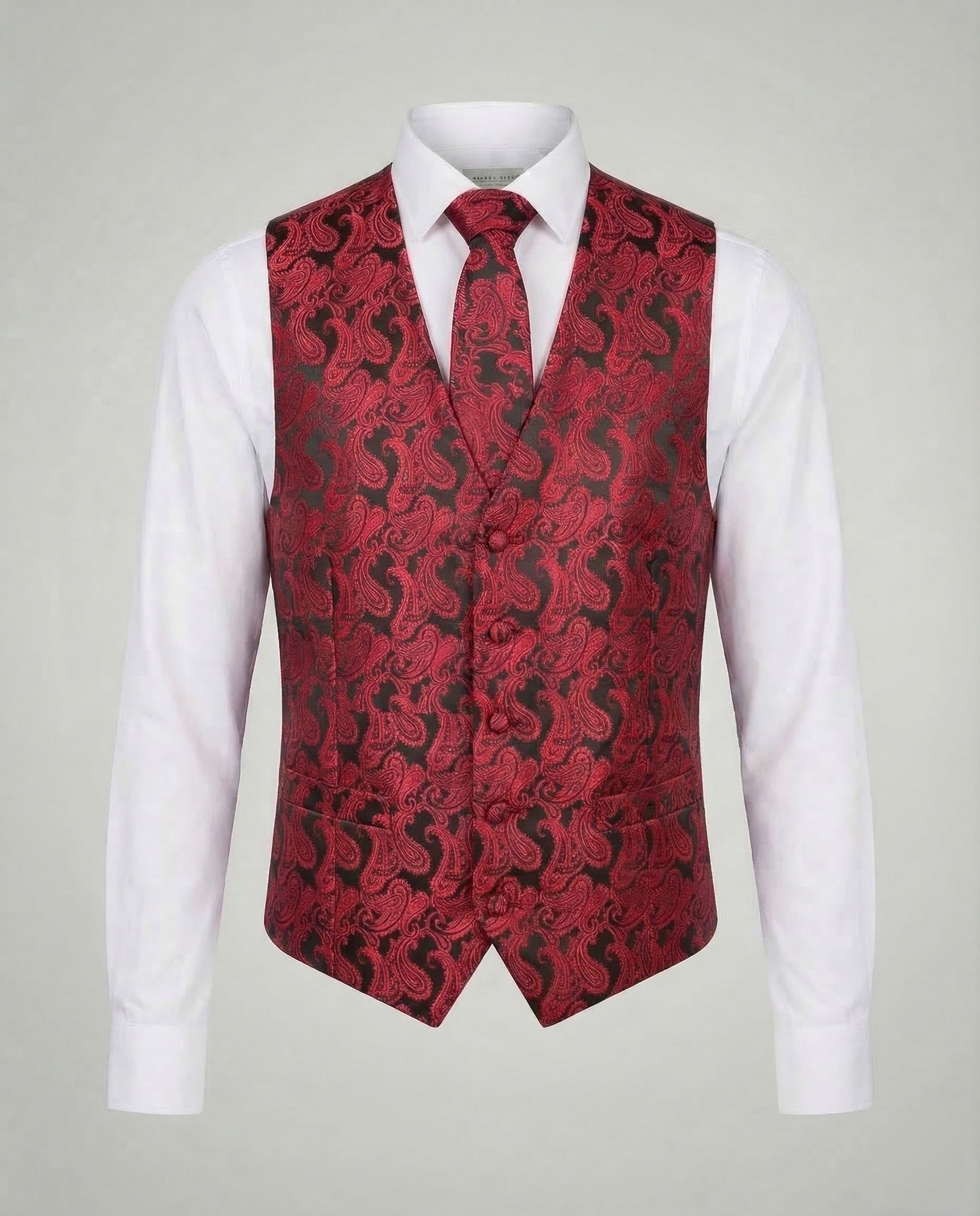 Herren Paisley Anzugweste Elegantes Design