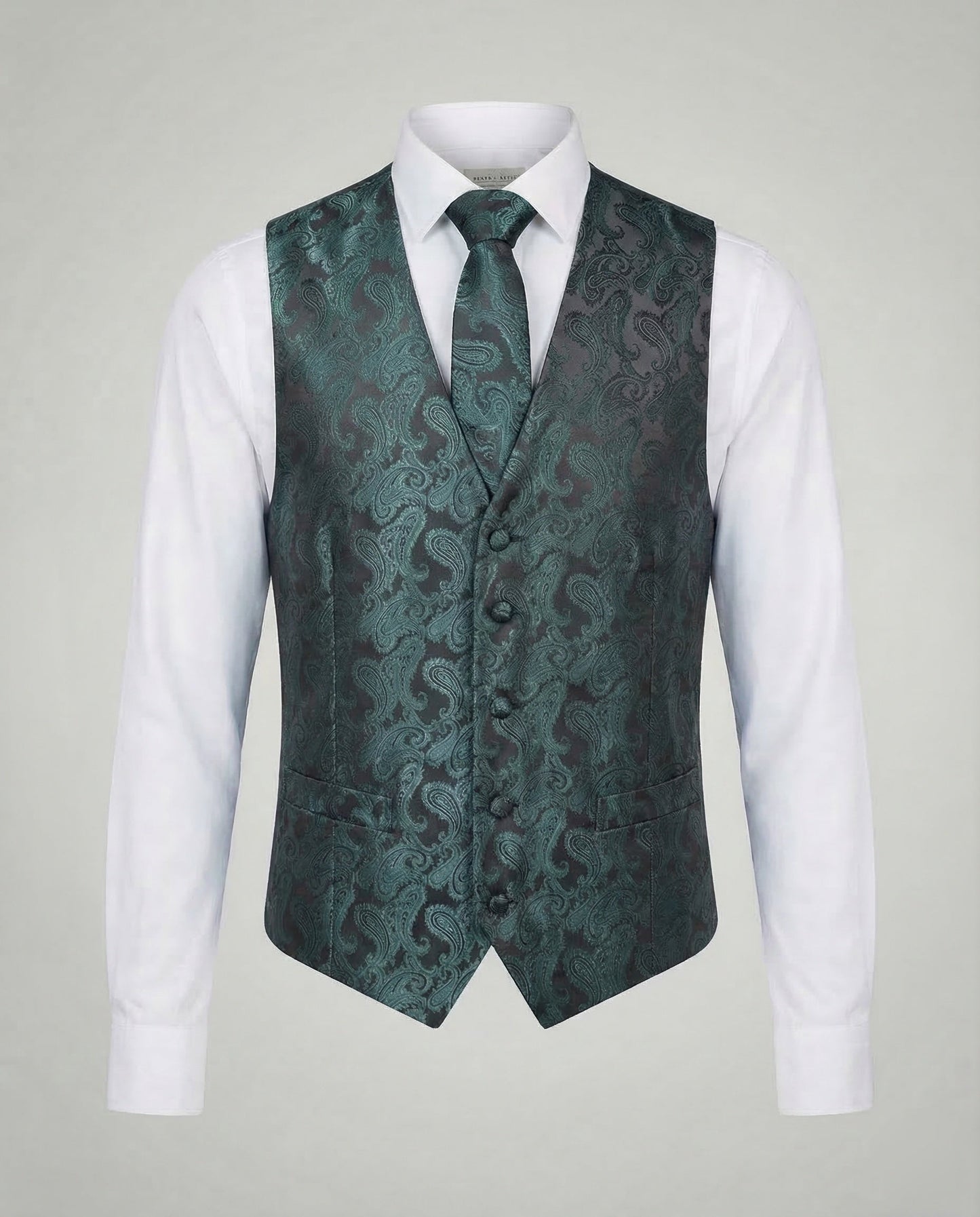 Herren Paisley Anzugweste Elegantes Design