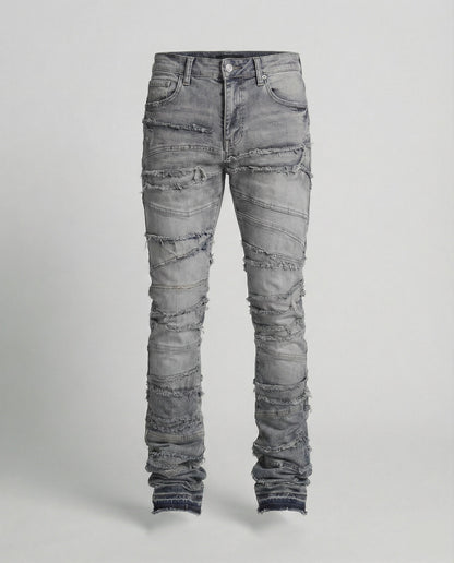Herren Slimfit Destroyed Jeans