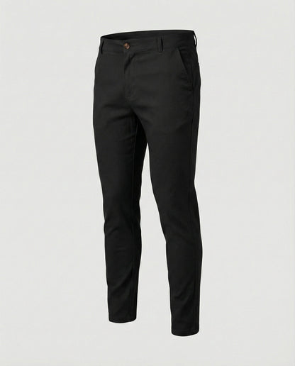 Herren Slim-Fit-Chinohose Elastisch