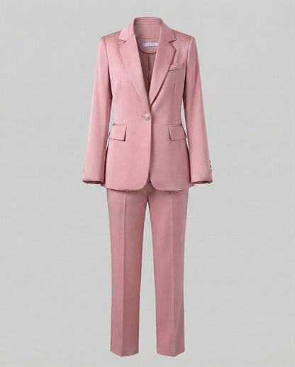 Damen Hosenanzug Set Blazer Formell