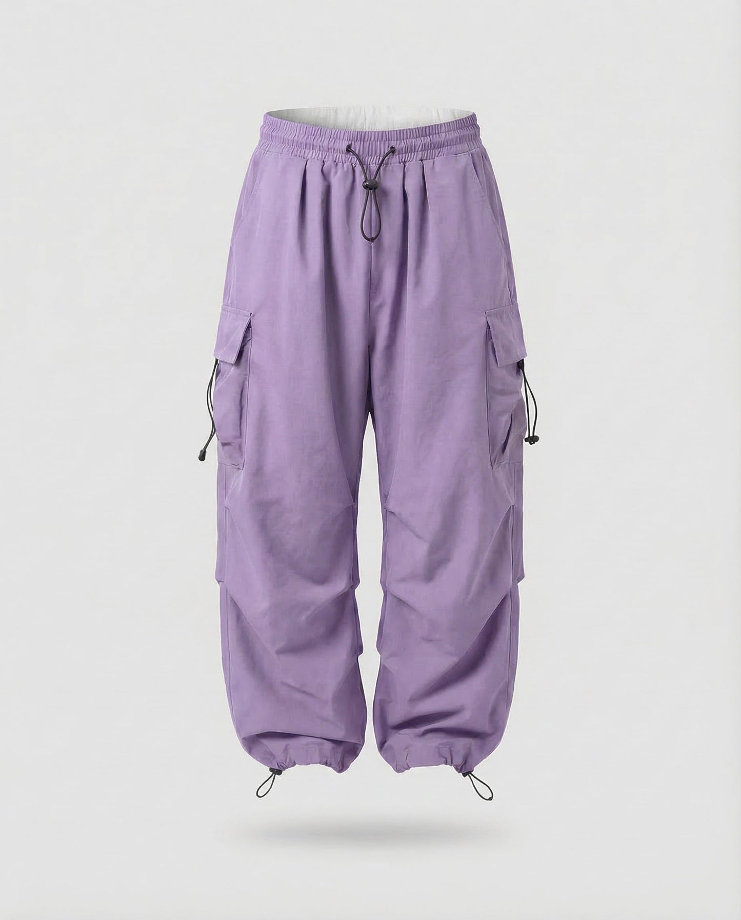Damen Cargohose Leicht Bequem Weite Passform